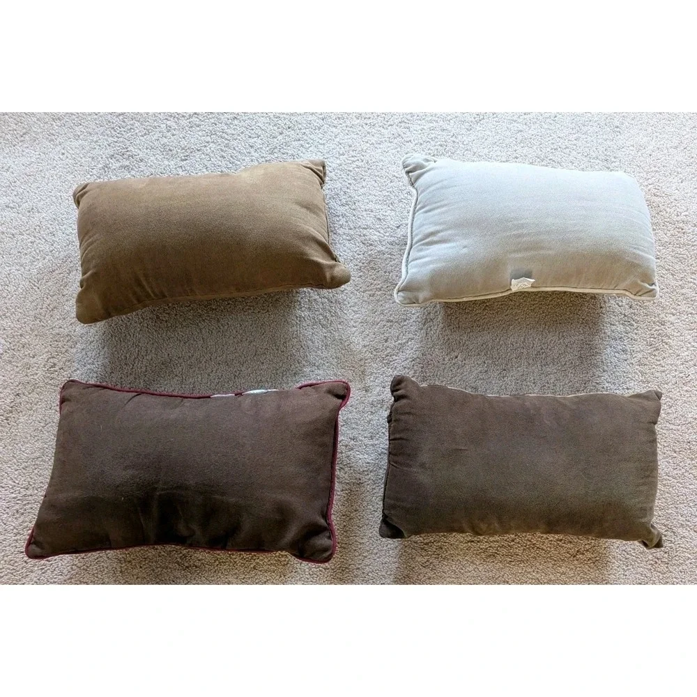 Pillows 16 x 8 Inch Rectangle (4) Decorative for Couch Or‎ Bed